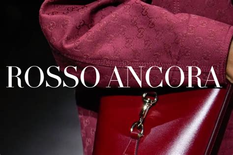 gucci kleur|gucci rosso ancora.